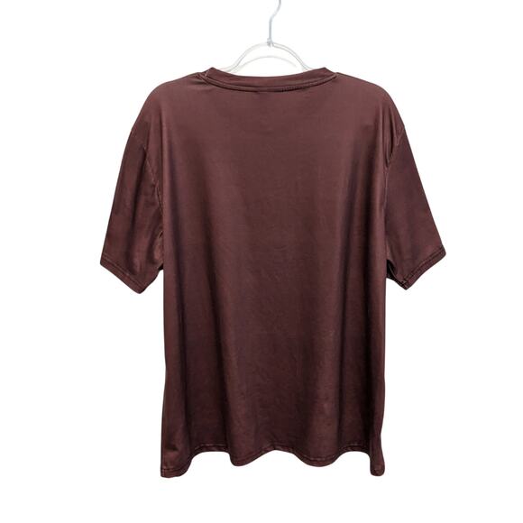 Peachbruh Rabbit Burgundy Men's Shirt Size XL - Picture 5 of 5